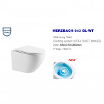 WW MERZBACH 043 XL GL-WT Унитаз подвесной