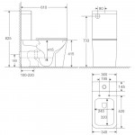WW GELBACH 001 ST GL-BL Унитаз компакт