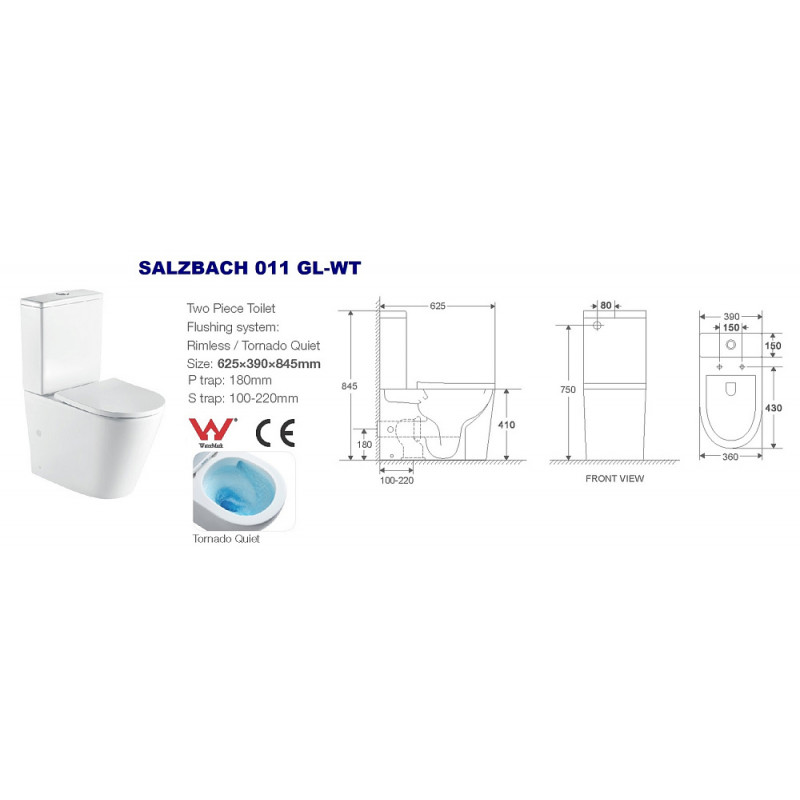 WW SALZBACH 011 GL-WT Унитаз компакт
