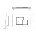 Унитаз с инсталляцией WeltWasser и кнопкой смыва (MARBERG 507 + MERZBACH 043 GL-WT + MAR 507 SE GL-WT)