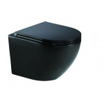 Унитаз с инсталляцией WeltWasser и кнопкой смыва (AMBERG 506 ST + MERZBACH 041 XL MT-BL + AMBERG RD-WT)