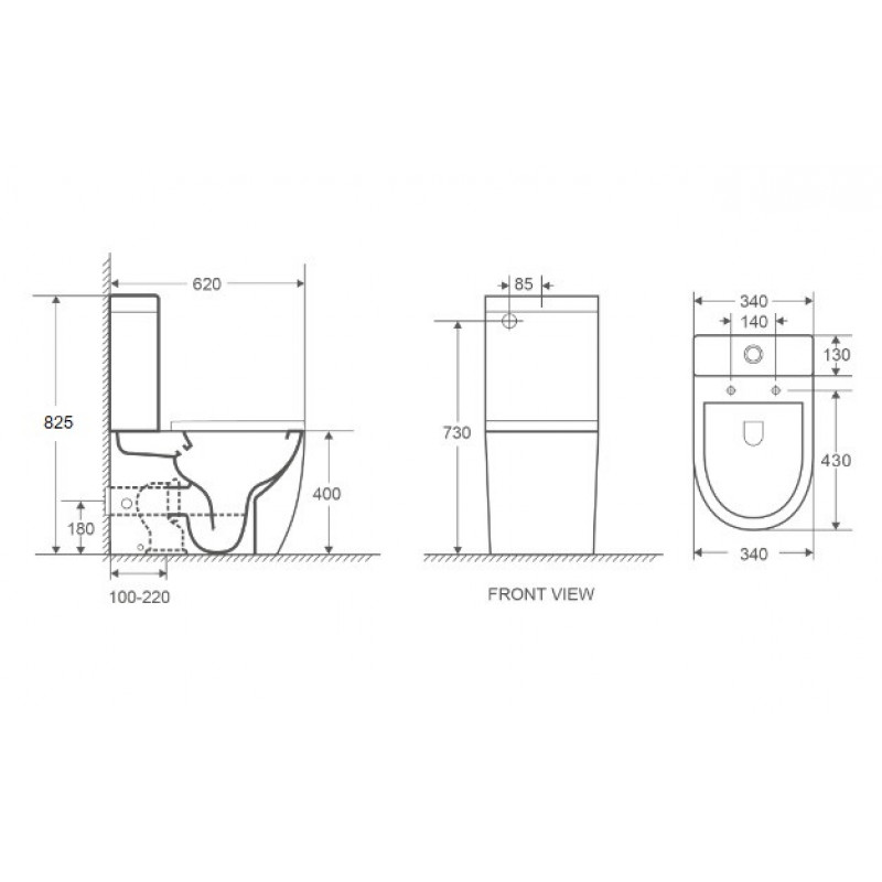 WW MERZBACH 011 GL-WT Унитаз компакт