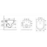 WW MERZBACH 043 MT-BL Унитаз подвесной