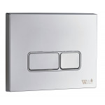 WW MARBERG 410 SE CR Кнопка хром нажимная для инсталляции. Квадратная.