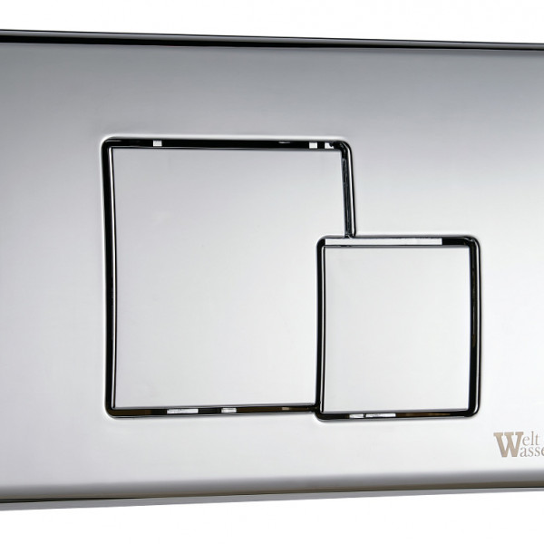 WW MARBERG 507 SE CR Кнопка хром нажимная для инсталляции. Квадратная.