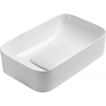 Раковина накладная (глянцевая белая) WW ELBACH 78575-50 GL-WT, 505х380х150 мм