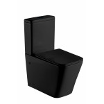 Унитаз-компакт безободковый WW GELBACH 001 XL MT-BL