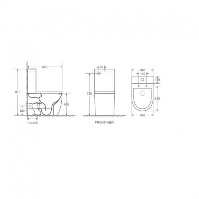 WW MERZBACH 011 MT-BL Унитаз компакт