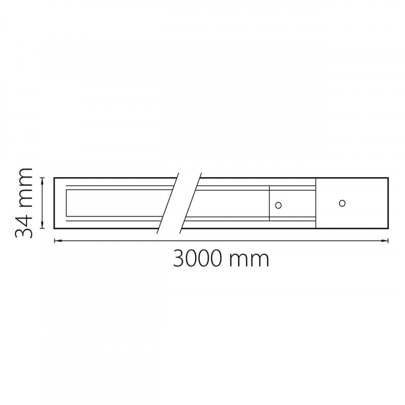 Шинопровод однофазный Lightstar Barra 502035