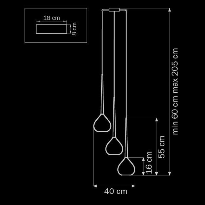 Подвесная люстра Lightstar Forma 808230