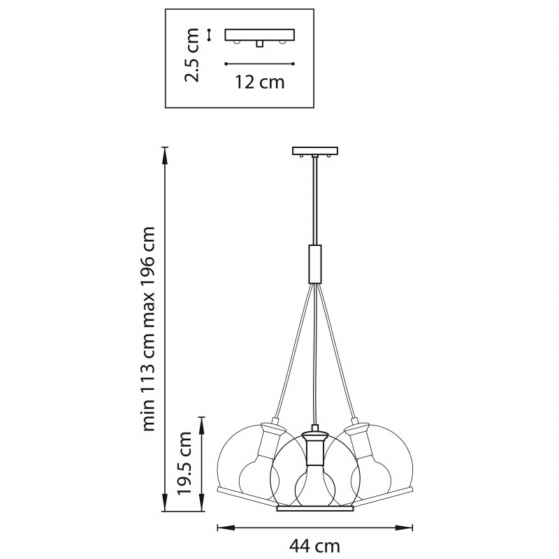 Подвесная люстра Lightstar Sferico 729031