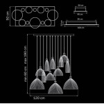 Подвесная люстра Lightstar Simple Light 810 810221