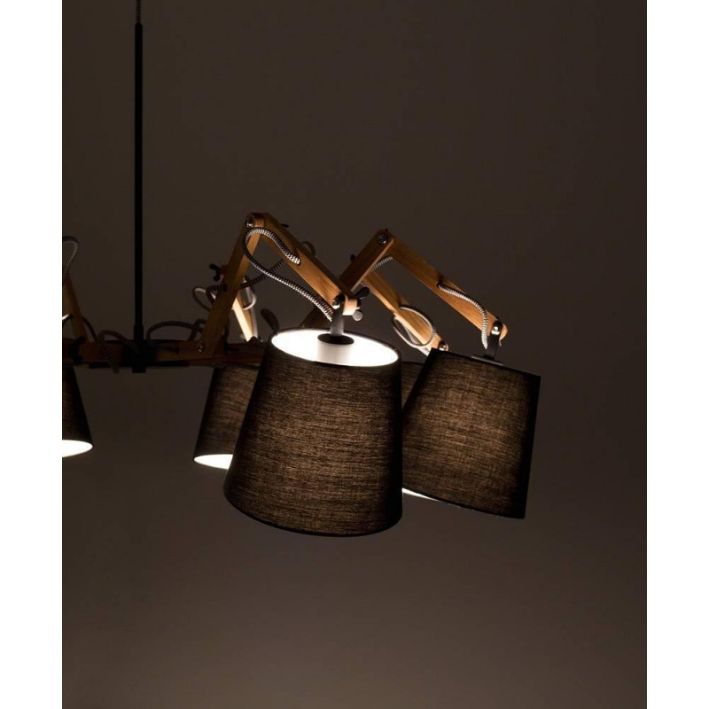 Подвесная люстра Arte Lamp Pinoccio A5700LM-8BK