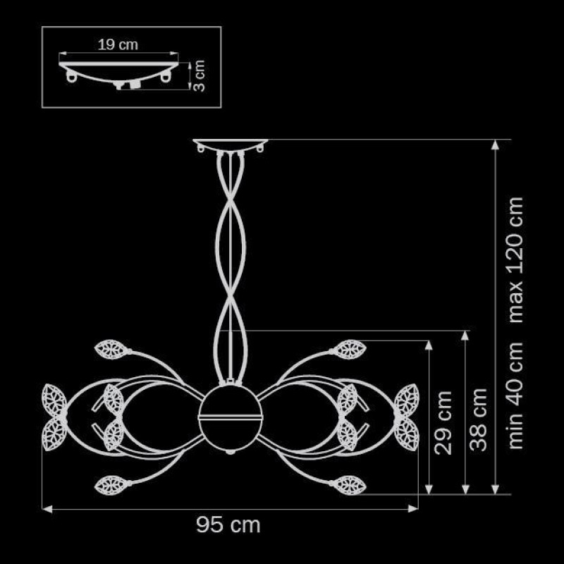 Подвесная люстра Lightstar Tenalia 747167