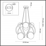 Подвесная люстра Odeon Light Slota 4808/8