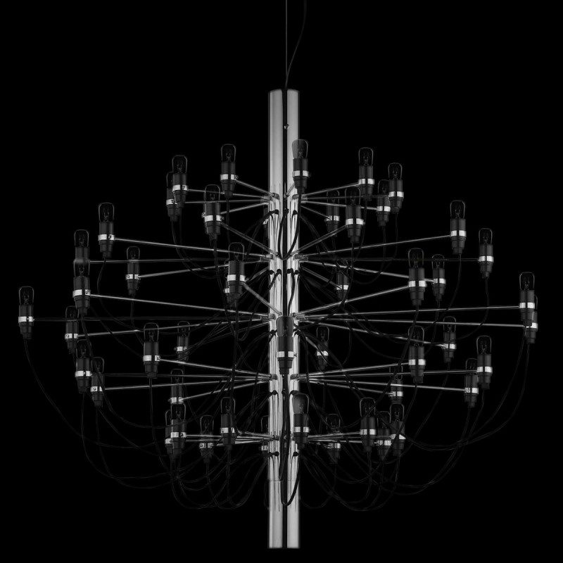 Подвесная дизайнерская люстра лофт Loft It Gino 10196/1000 Chrome