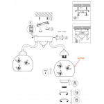 Потолочная люстра Odeon Light Meleta 2765/3C