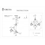 Подвесная люстра Freya Dezi FR3040-PL-06-WG