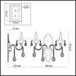 Бра Odeon Light Aviora 2454/2W