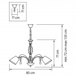 Подвесная люстра Lightstar Esedra 682186