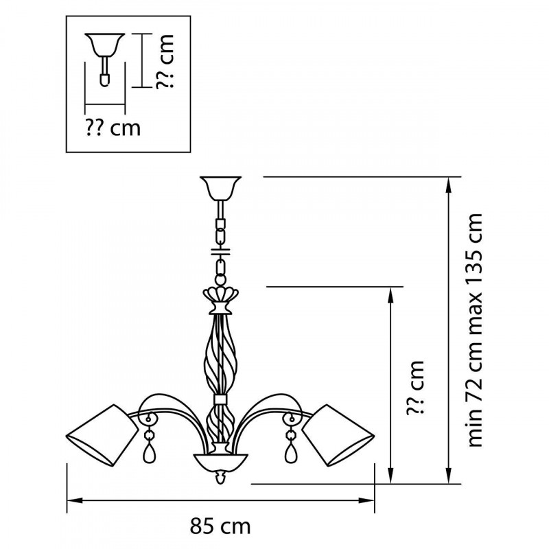 Подвесная люстра Lightstar Esedra 682186