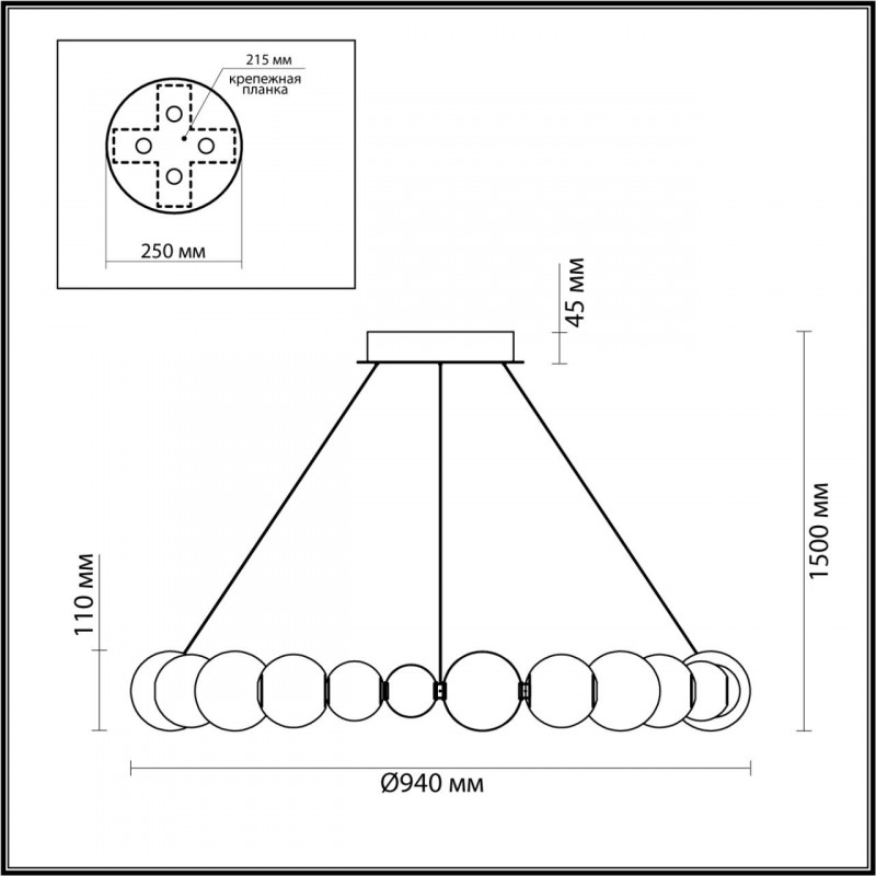 Подвесная каскадная,гибкая,спиралевидная люстра Odeon Light CRYSTAL 5008/45L