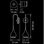 Бра Lightstar Pentola 803530