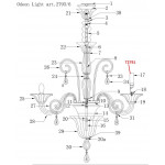 Подвесная люстра Odeon Light Edna 2793/6