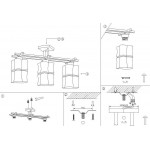 Потолочная люстра Odeon Light Atir 2437/3C