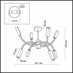 Потолочная люстра Odeon Light Moden 2011/8C