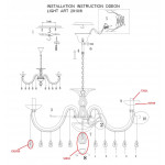 Подвесная люстра Odeon Light Alvada 2910/6