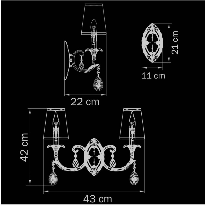 Бра Lightstar Cappa 691624