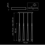 Подвесная люстра Lightstar Meta Duovo 807066