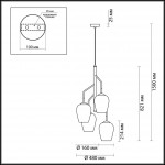 Подвесная люстра Odeon Light Palta 4759/4