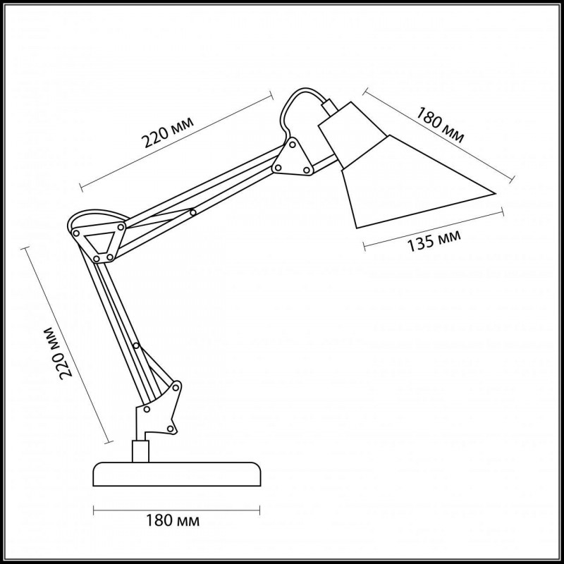 Настольная лампа Odeon Light Ixar 2132/1T