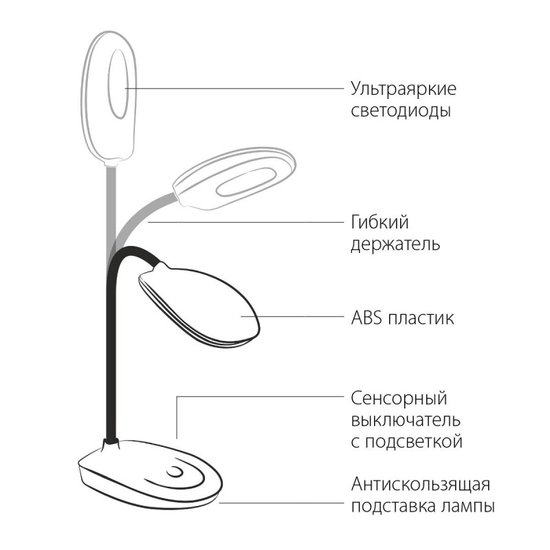 Настольная лампа Elektrostandard TL90191 красный 4690389107931