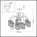 Потолочная люстра Odeon Light VASSA 4987/9C