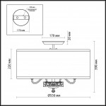 Потолочная люстра Odeon Light Nesta 2770/5C