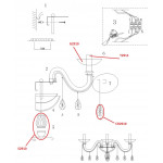 Бра Odeon Light Alvada 2910/3W