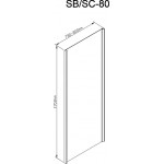 Боковая стенка SC 80 Chrome